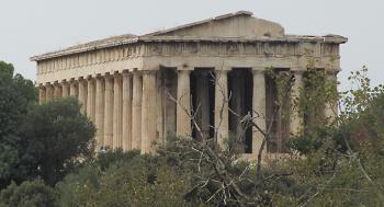 Temple of Hephaistos in the Greek agora in Athens.